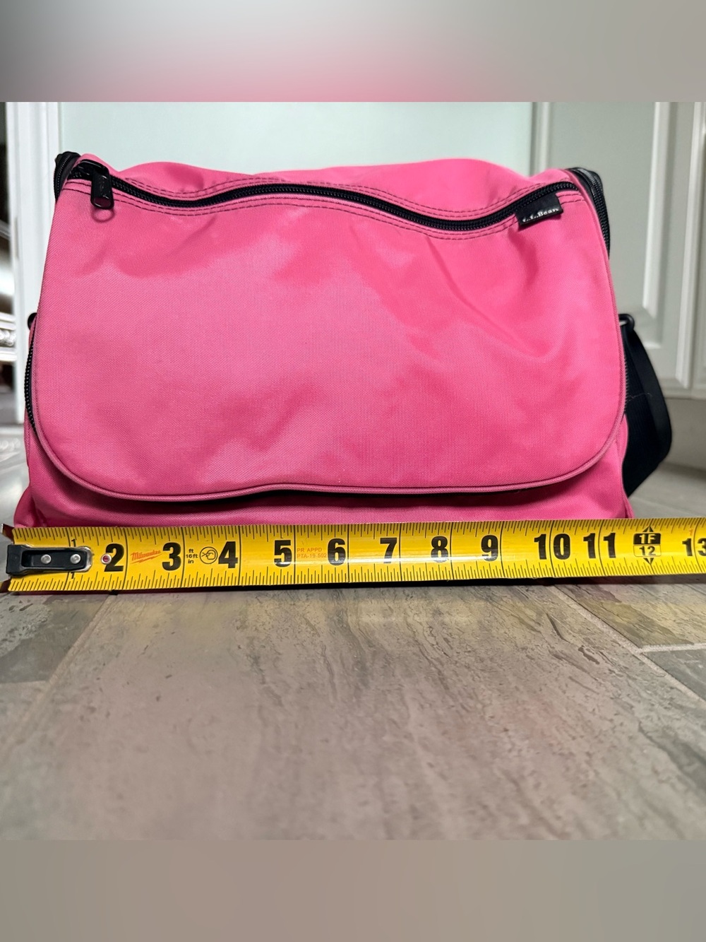 L.L.Bean Pink Hanging Travel Toiletry Bag Organizer | Large Cosmetic Case - Picture 11 of 14